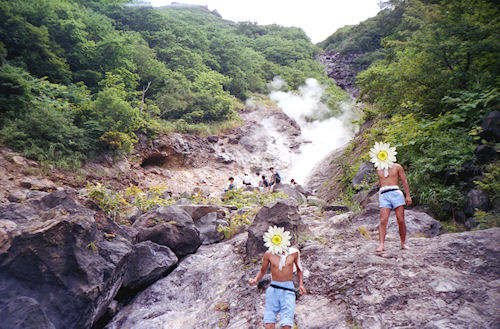 北海道41カムイワッカ湯の滝