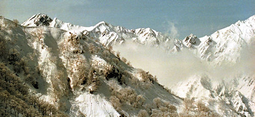 白馬村　五竜スキー場より13