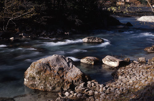 上高地14上高地河童橋付近