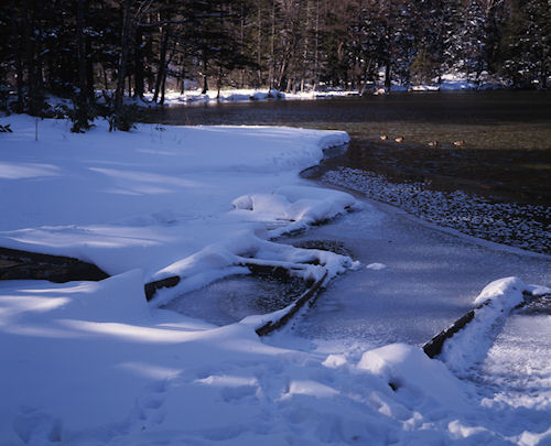上高地<冬>22明神池