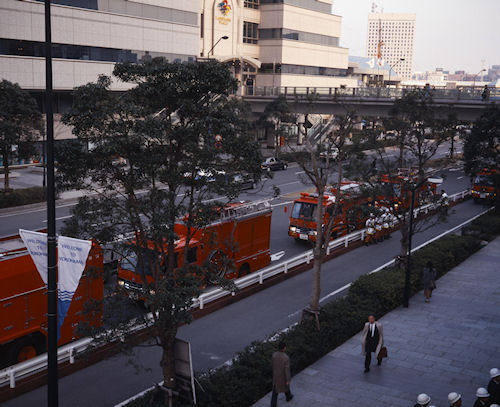 みなとみらい23避難訓練