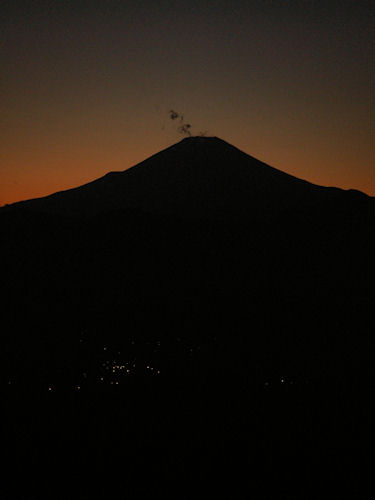 ヤビツ峠より富士山